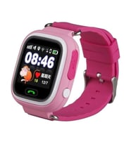Gps Akıllı Çocuk Takip Saati-Akıllı Saat Sim Kartlı Arama Özelliği Eos Td-07S (Pembe)