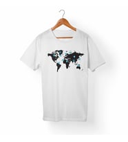 Uçak-Travel Baskılı Beyaz Tişört