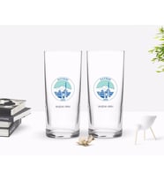 BK Gift Kişiye Özel Renkli Baskılı Kayseri Tasarımlı Turistik İkili Rakı Bardağı Seti-2 (Beyaz)