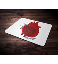 Kişiye Özel Kardiyolog Tasarımlı Mouse Pad (Renksiz)