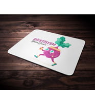 Kişiye Özel Diyetisyen Tasarımlı Mouse Pad (Renksiz)
