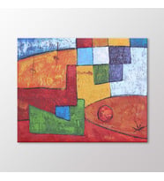 Arty Tablo Soyut Kompozisyon Tablo (Karışık)