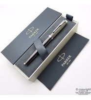 Parker IM Premium Titanyum Kurşun Gri Roller Kalem  İsme Özel Kalem