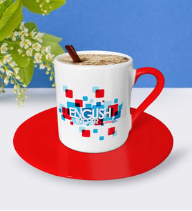 BK Gift Kişiye Özel İngilizce Öğretmeni Kırmızı Türk Kahvesi Fincanı  3