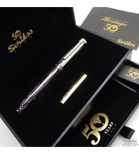 Scrikss Heritage Roller Kalem Gold Krom 50.Yıl   Scrikss Kalem   İsme Özel Kalem   Hediyelik Kalem