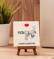 Psikologlara Hediye Taş Dekor