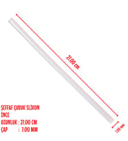 Şeffaf Silikon Çubuk-İnce-0,70 cm (STD)