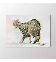 Arty Tablo Suluboya, Kedi Tablo (Karışık)
