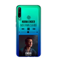 Norm Ender Mp3 Tasarımlı Süper Şeffaf Silikon Telefon Kılıfı Huawei P40 Lite E