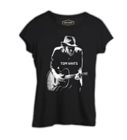 Tom Waits Siyah Kadın Tshirt