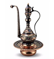 Gül Çiçek Hanedan Bakır ibrik