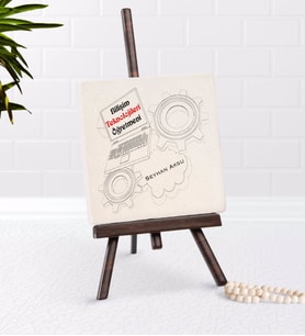 BK Gift Kişiye Özel Bilişim Teknolojileri Öğretmeni Şovaleli Doğal Taş-1 (Beyaz)