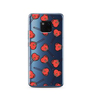 Şeker Tasarımlı Süper Şeffaf Silikon Telefon Kılıfı Huawei Mate 20 Pro