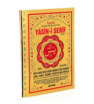 Yasin Kitabı - Orta Boy - 144 Sayfa - Fihristli - Tecvidli - Yaldızlı Kapak - Ayfa Yayınevi - Mevlid Hediyeliği