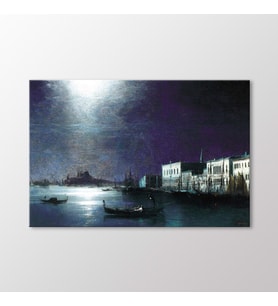 Arty Tablo Gece Venedik, 1886 Tablo (Karışık)