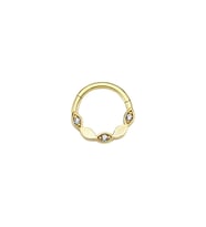 Altın Taşlı Tragus Helix Küpe