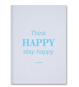15x21 Keten Süresiz Planlayıcı Ajanda Defter Mavi