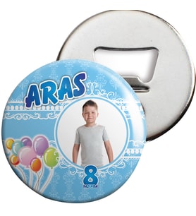 Balonlu Konsept Açacaklı Magnet Kişiye Özel