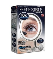 10X Büyüteçli Led Işıklı Flexible Esnek Makyaj Aynası