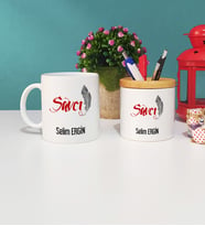 Savcı Kupa Bardak ve Kalemlik Seti