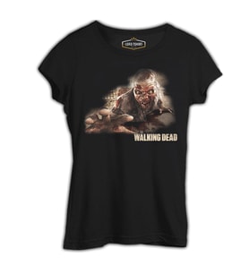 The Walking Dead Siyah Bayan Tshirt
