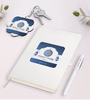 BK Gift Kişiye Özel Din Kültürü Ve Ahlak Bilgisi Öğretmeni Beyaz Defter Kalem Ve Anahtarlık Hediye Seti-3 (Model 1)