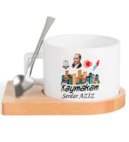 Kaymakam  FİNCAN Seti (Beyaz)