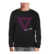 Lady Gaga - Born this Way Logo Siyah Çocuk Sweatshirt