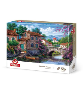 Art Puzzle Çiçekli Kanal 500 Parça Puzzle
