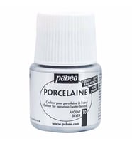 Pebeo Porcelaine 150 Fırınlanabilir Boya 110 Shimmer Silver