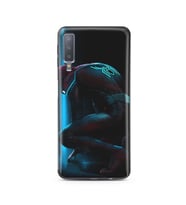 Örümcek Adam Tasarım Süper Şeffaf Silikon Telefon Kılıfı Samsung A7 (2018)