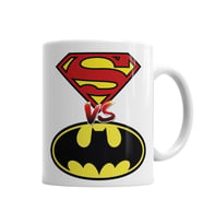 Batman Ve Super Homem Kupa Bardak Porselen