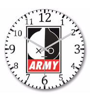 Bt21 Army Bts Duvar Saati Bombeli Gercek Cam