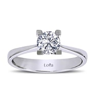 Lova F Renk 0,65 Karat Pırlanta Tektaş Yüzük - 1030005
