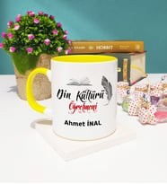 Din Kültürü Öğretmeni Kupa Bardak Sarı
