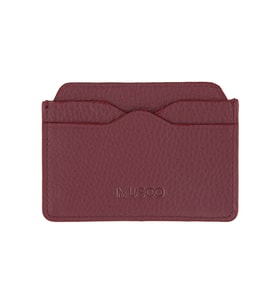 Musoo Hakiki Deri Erkek Kartlık 1114 (Bordo)