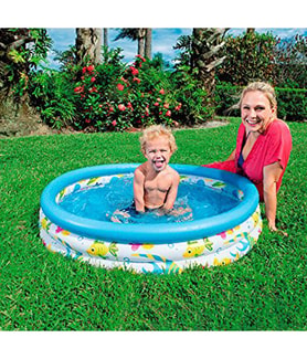 Bestway 51008, 3 Boğum Desenli Çocuk Havuzu, 102cm X 25cm