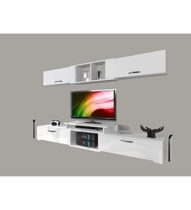 Decoraktiv Flex 5 Slm Tv Ünitesi Tv Sehpası (Beyaz)