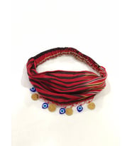 Keşan Lastikli Çocuk Bandana (Kırmızı)