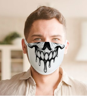 Kurukafa Tasarımlı Yıkanabilir Maske-1