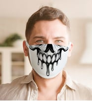 Kurukafa Tasarımlı Yıkanabilir Maske-1