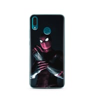 Örümcek Adam Tasarım Süper Şeffaf Silikon Telefon Kılıfı Huawei Y9 2019
