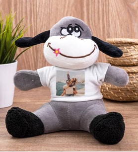 Kişiye Özel Fotoğraf Peluş Eşek