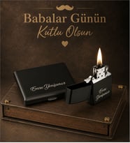 Babalar Günü Hediyesi Kişiye Özel İsimi Yazılı Poison Çakmak Sigara Tabakası Hediye Seti