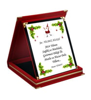 Kişiye Özel Yeni Yıl Ödül Orta Boy Plaket