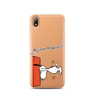 Snoopy Tasarımlı Süper Şeffaf Silikon Telefon Kılıfı Huawei Y5 2019