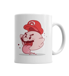 Ghost Mario Kupa Bardak Porselen