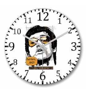Bruce Lee Who Duvar Saati Bombeli Gercek Cam