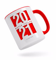 BK Gift Kişiye Özel 2024 Mutlu Yıllar Kırmızı Kupa Bardak-7