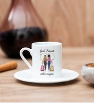 Best Friends İki İsimli Türk Kahvesi Fincanı